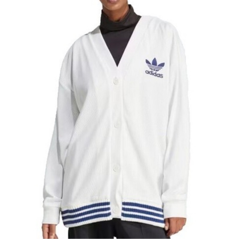NWT Adidas Originals Oversized Varsity Cardigan